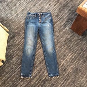 Madewell button fly jeans